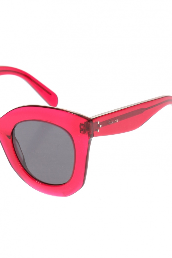 Celine marta discount sunglasses red